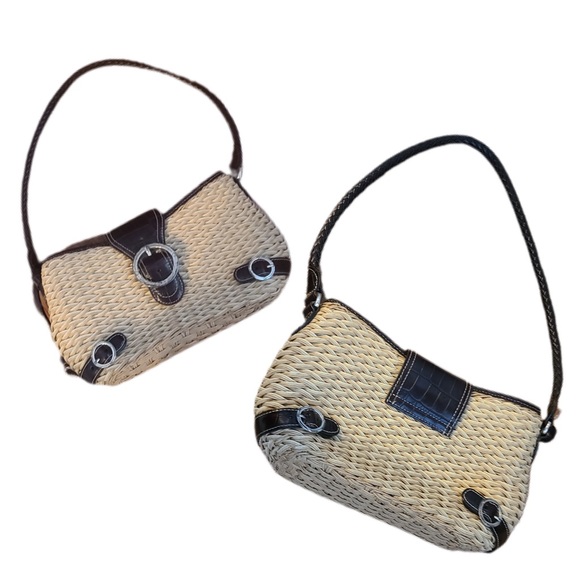 Brighton Straw Shoulder Bag Woven Natural - Picture 9 of 9